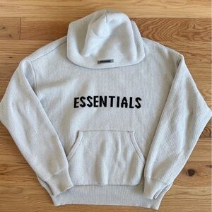 Essentials Knit Hoodie - Medium - Off White - Fear of God